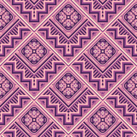 Vector abstract patch pattern. Mosaic tile background