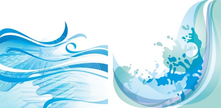 Water background design element 10 EPSのイラスト素材