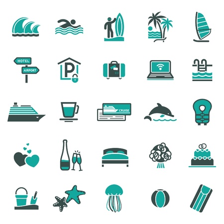 Signs. Vacation, Travel のイラスト素材