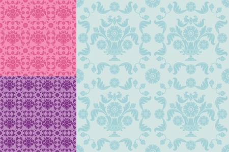 seamless pattern - ornamental backgroundのイラスト素材