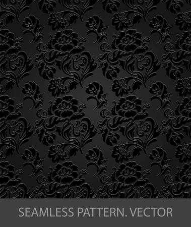 Seamless pattern, decorative background, ornament floralのイラスト素材