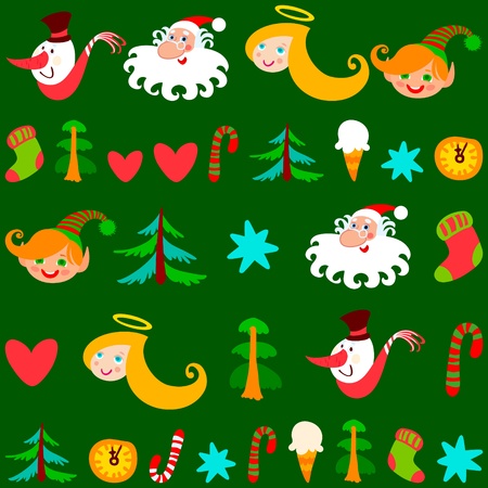Christmas background, vector. Can be use at your Christmas card designのイラスト素材