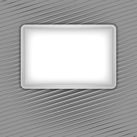 White blank shape on corduroy backgroundのイラスト素材