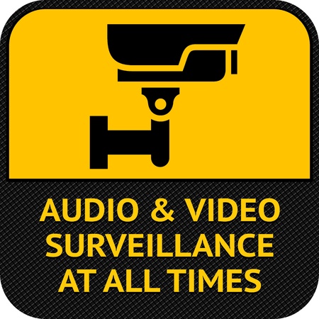 CCTV symbol, pictogram security camera