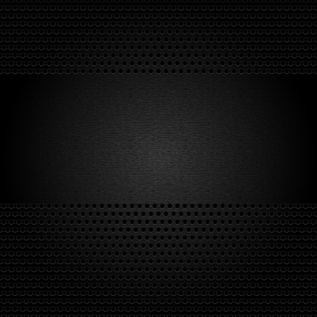 Dark gray background perforated sheet. のイラスト素材