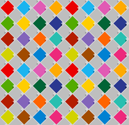 seamless background from blank stickers bright colorのイラスト素材