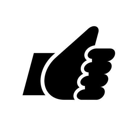 thumbs up iconのイラスト素材