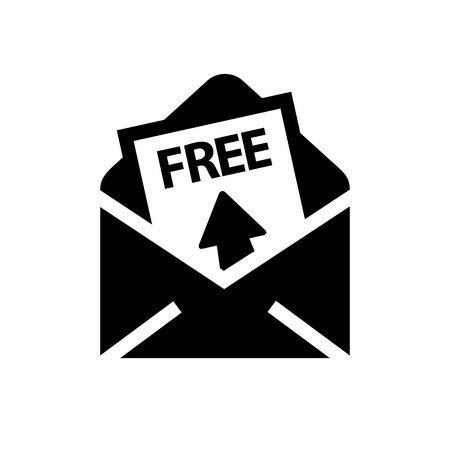 Shopping icon. Symbol black on white backgroundのイラスト素材