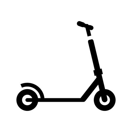 Black icon isolated on white background, flat style.のイラスト素材