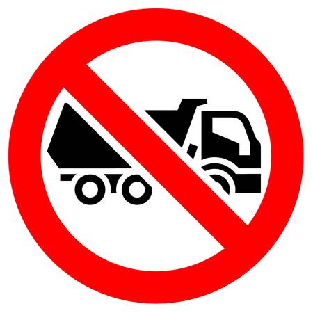 Prohibition sign. Black forbidden symbol in red round shapeのイラスト素材