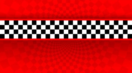 Business card driver race, vector illustrationのイラスト素材