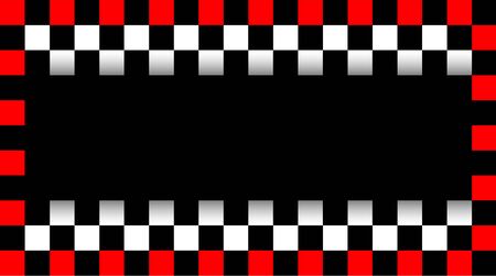 Business card driver race, vector illustrationのイラスト素材