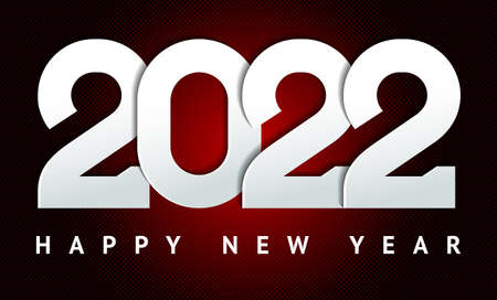Happy new year 2022 text design