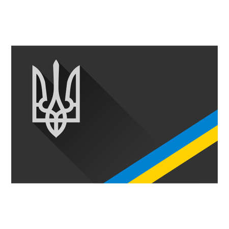 Flag of Ukraineのイラスト素材