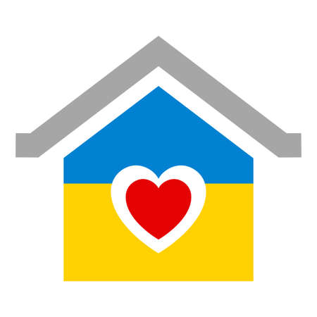 Flag of Ukraineのイラスト素材