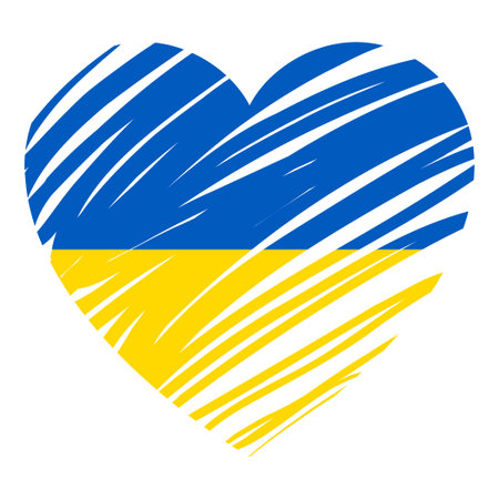 Flag of Ukraineのイラスト素材