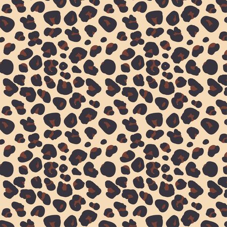 Wild animal seamless pattern, vector background.のイラスト素材