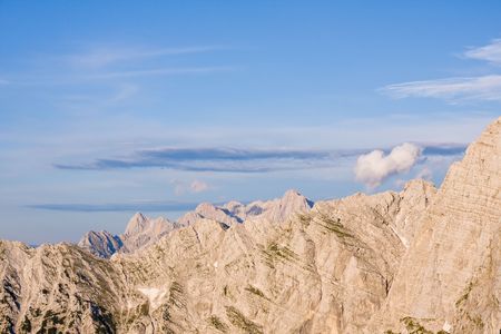 julian alps in the summer, slovenia