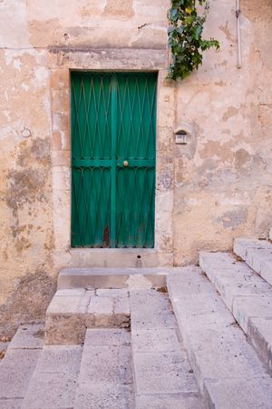 typical old sicilian architecture, italyの写真素材