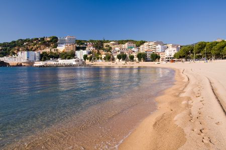 beautiful small village on the coast of Costa Brava, Spain