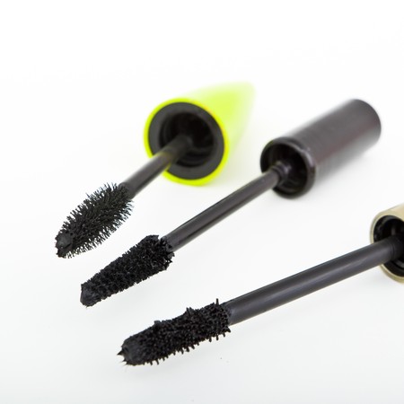 set of mascara brushes isolatedの写真素材