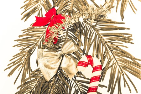 Christmas decoration on Christmas tree