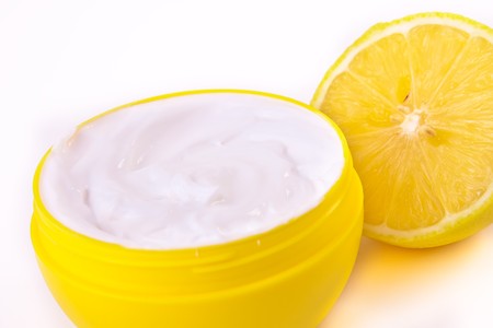 revitalizing cream with vitamin Cの写真素材