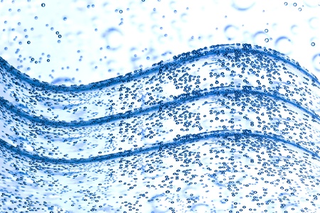 water waves with bubbles