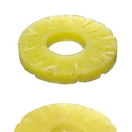pineapple isolated on white backgroundの写真素材