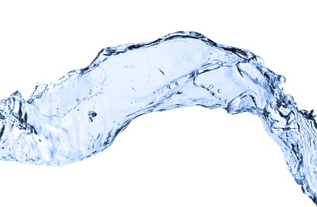 water splash isolated on white background
