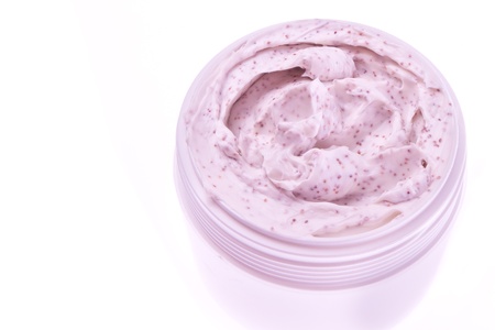 body scrub isolated on white backgroundの写真素材