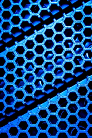 abstract metal grid backgroundの写真素材