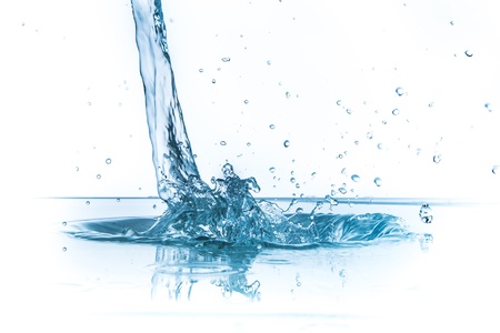 water splash isolated on white background