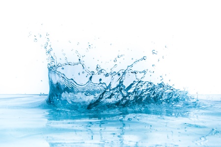 water splash isolated on white background