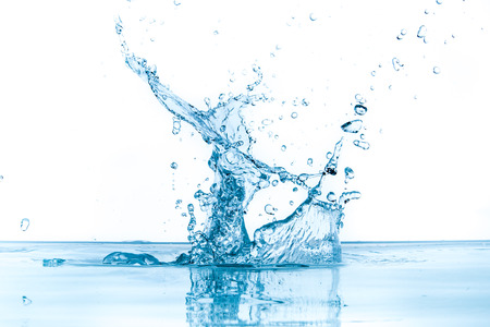 water splash isolated on white background