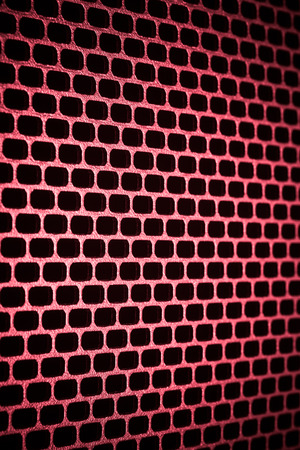 closeup of seamless  metallic gridの写真素材