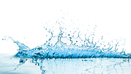 water splash with reflectionの写真素材