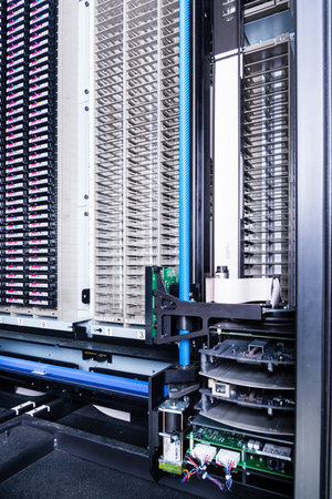 data storage tapes inside data cloud