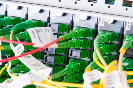 data center and data storage server racks