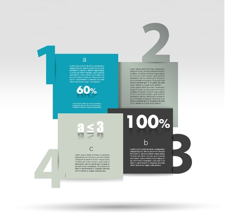 Sale diagram for infographics のイラスト素材