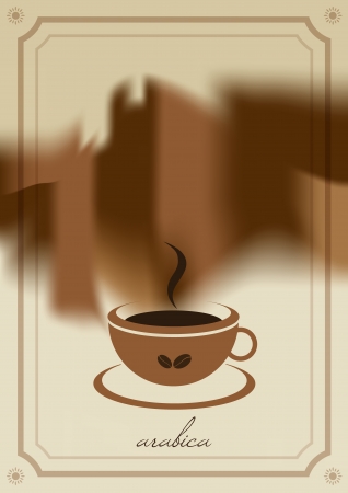 Coffe menu card  Vector のイラスト素材