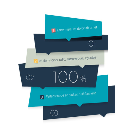 Blue banner schedule tab. Minimalistic vector design infographic.のイラスト素材