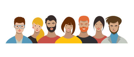 Group of people. Business, teamwork, friends, students, colleagues.