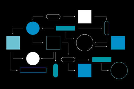 Big fowchart, flow diagram, structural scheme, figure, infographic.