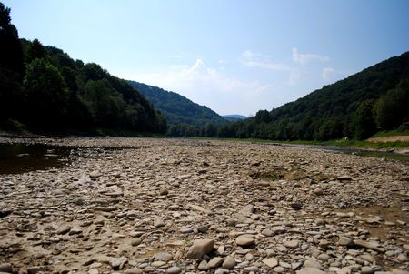 riverbedの写真素材