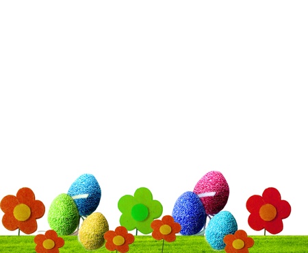 easter eggsの写真素材