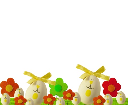 easter eggsの写真素材