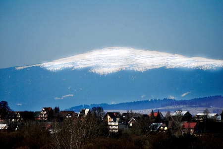 view of the Babia Goraの写真素材