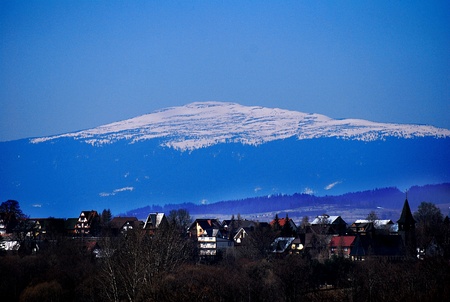 view of the Babia Goraの写真素材