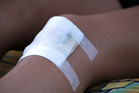 dressing woundsの写真素材